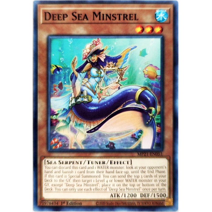 [Thẻ Yugioh] Deep Sea Minstrel |EN| Common