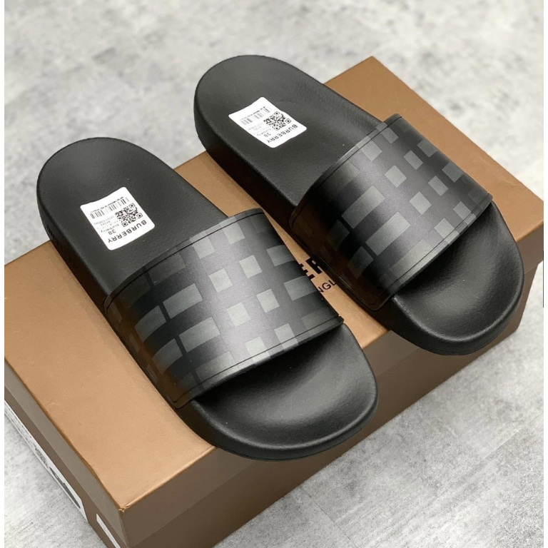 Dép Quai Ngang Nam nữ, dép BBR Màu Đen thời trang Hot 2023 Hàng bán chạy tại shop AL.storee