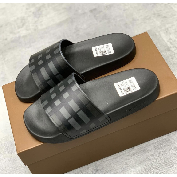 Dép Quai Ngang Nam nữ, dép BBR Màu Đen thời trang Hot 2023 Hàng bán chạy tại shop AL.storee