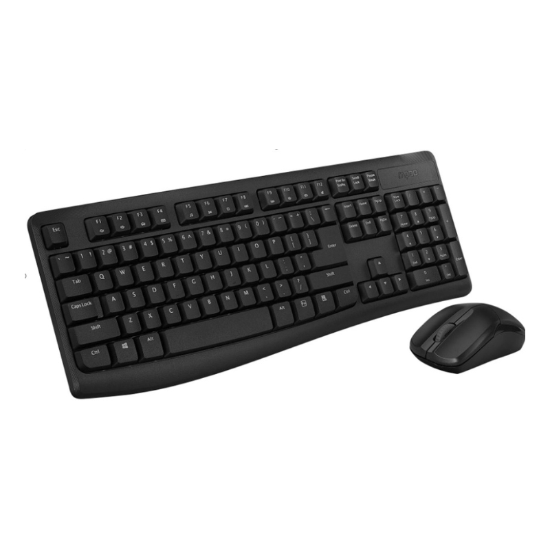 Bộ Bàn Phím Và Chuột Không Dây Rapoo X1800PRO - Hàng Chính Hãng