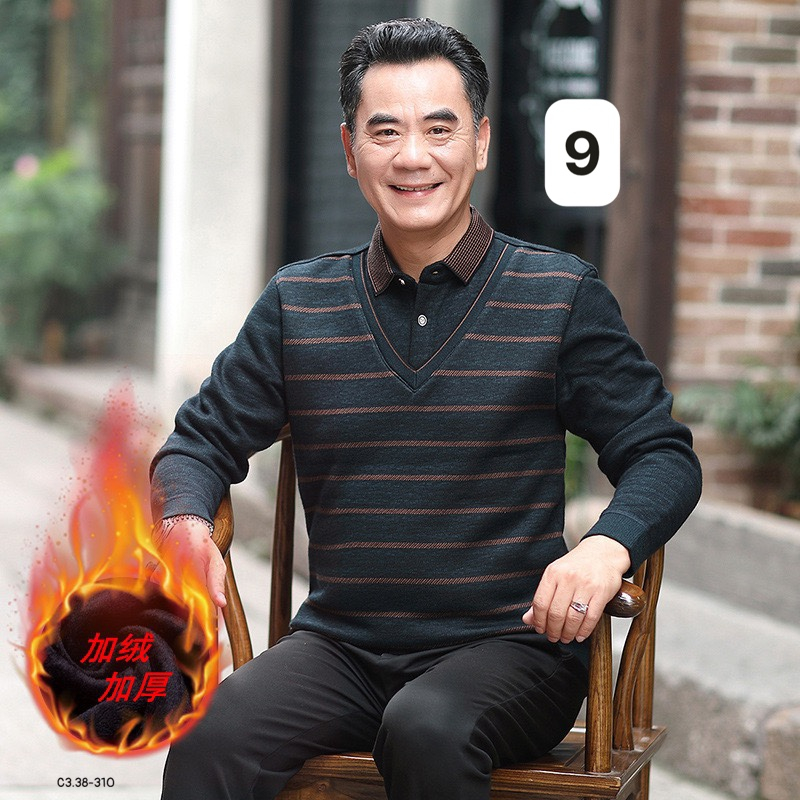 Áo len lót lông ⚡ HÀNG LOẠI 1 ⚡ áo len lót lông cực ấm dành cho các cha, ông, mẫu mới