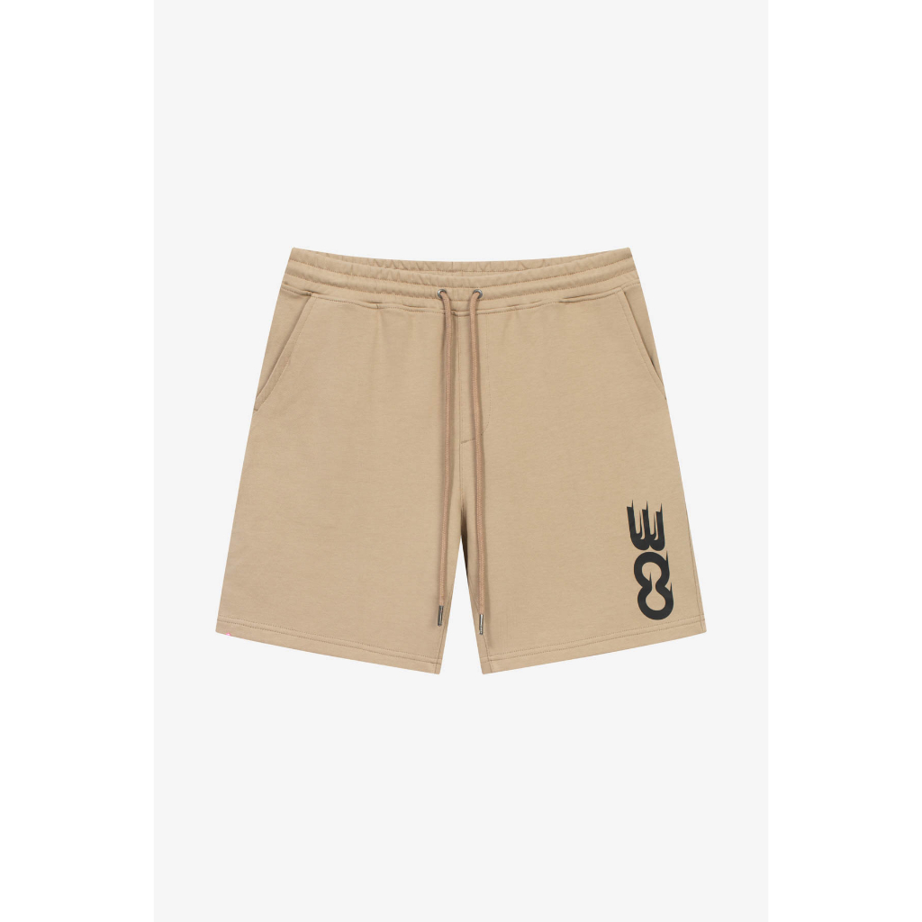 Quần Short Nỉ Nam BOO Dáng Bermuda In Logo BOO Local Flavor