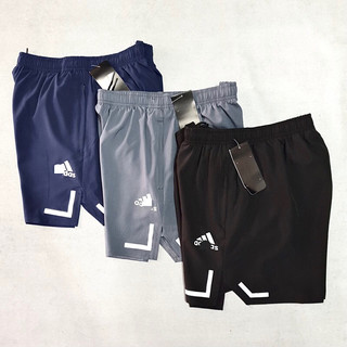 Quần đùi thể thao 2 lớp nam tập gym tạ chạy bộ tennis cầu lông logo phản quang