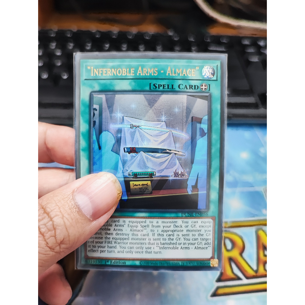 1 lá thẻ bài Infernoble Arms - Almace"" - DUNE-EN056 - Ultra Rare 1st Edition