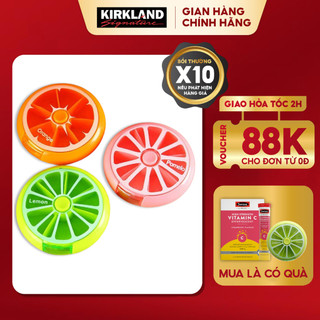 Hộp chia thuốc tiện lợi Kirkland Signature chia thực phẩm chức năng