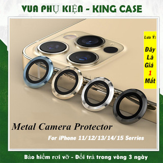 Bảo vệ camera iphone màu nguyên bản viền thép 14 / 13 / 12 / 11 / X / Xs / Pro / Max 
