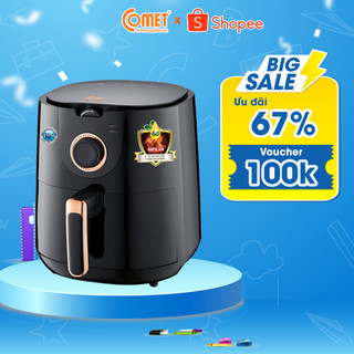 [Mã ELCM82 giảm 150k] Nồi chiên không dầu COMET CM6836 - 4,5L