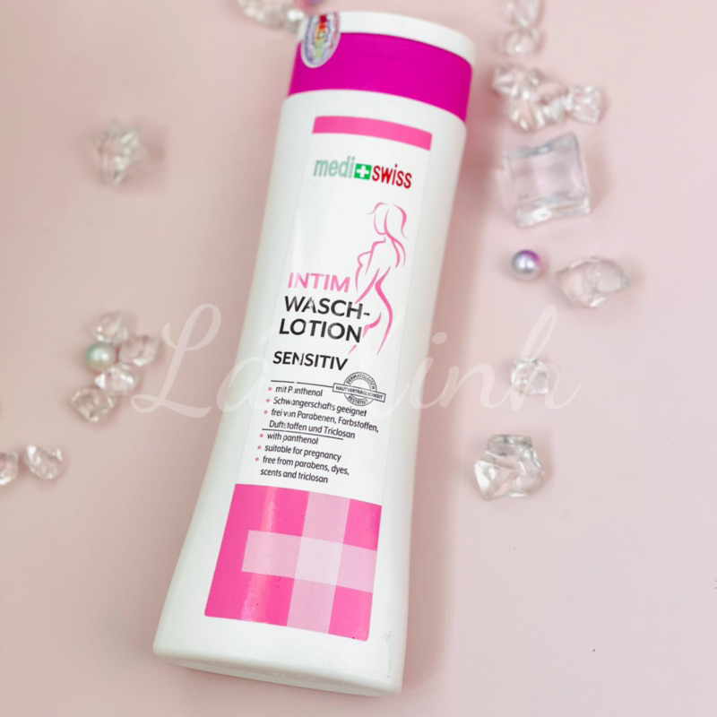 Dung dịch vệ sinh phụ nữ mang thai, sau sinh MEDI + SWISS INTIM WASCHLOTION SENSITIV 300ml