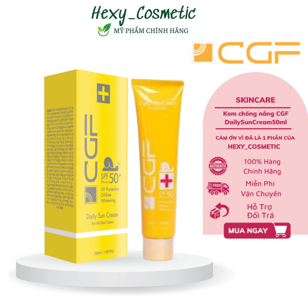Kem Chống Nắng Vật Lý CGF DAILY SUN CREAM SPF50+/PA+++