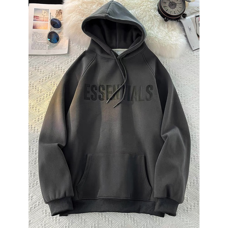 Áo hoodie form rộng tay bồng mũ hai lớp
