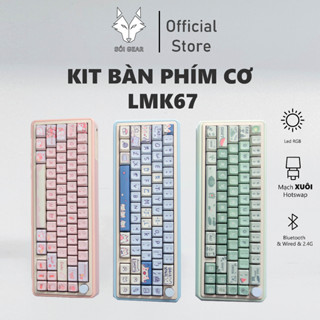 [HỎA TỐC HN - HCM] Bộ kit bàn phím cơ LMK67 | Case Nhôm CNC | Hotswap | Mạch xuôi | 3 Modes