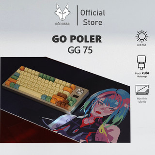 Kit bàn phím cơ gopolar gg75 | mạch xuôi | hotswap | rgb