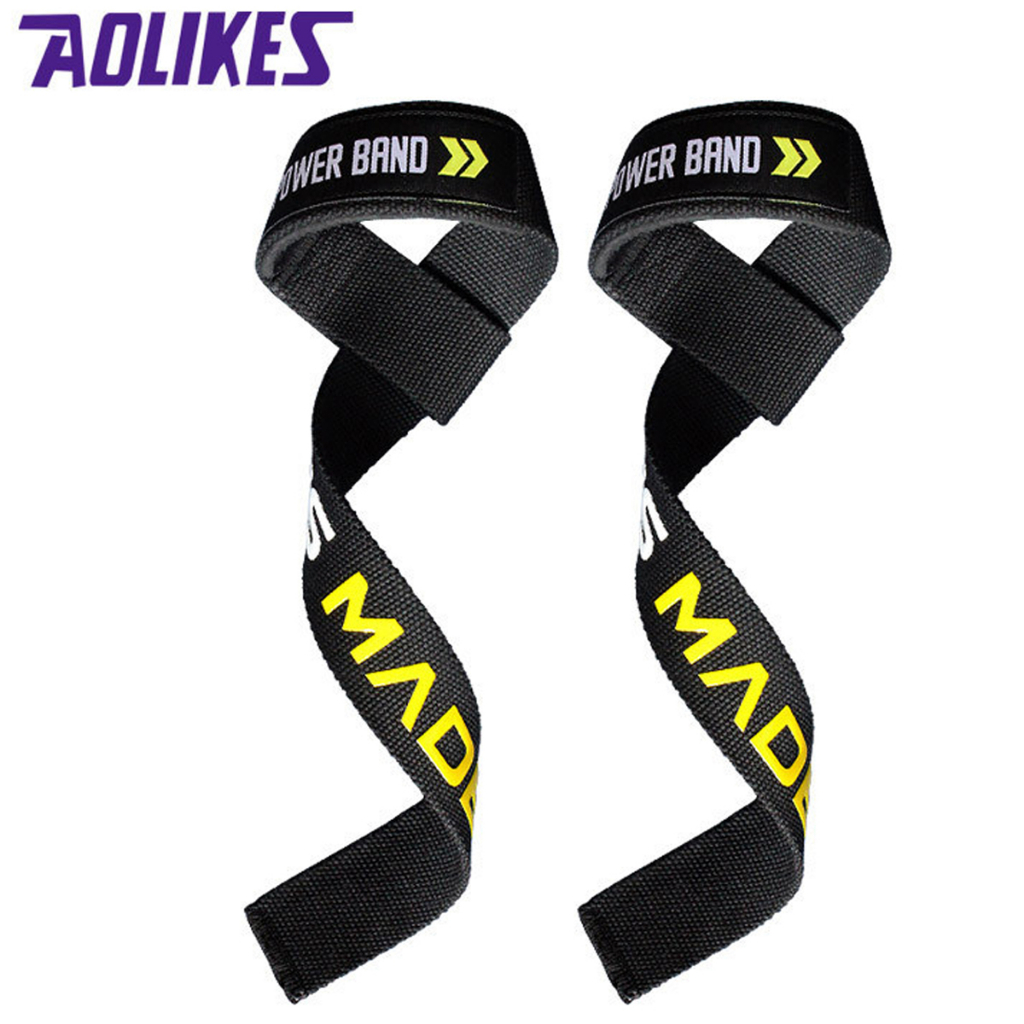 Dây Kéo Lưng Lifting Straps Hỗ Trợ Các Bài Tập Kéo Khi Thể Hình, Tập Gym AOLIKES AL 7637  Chính Hãng Aolikes