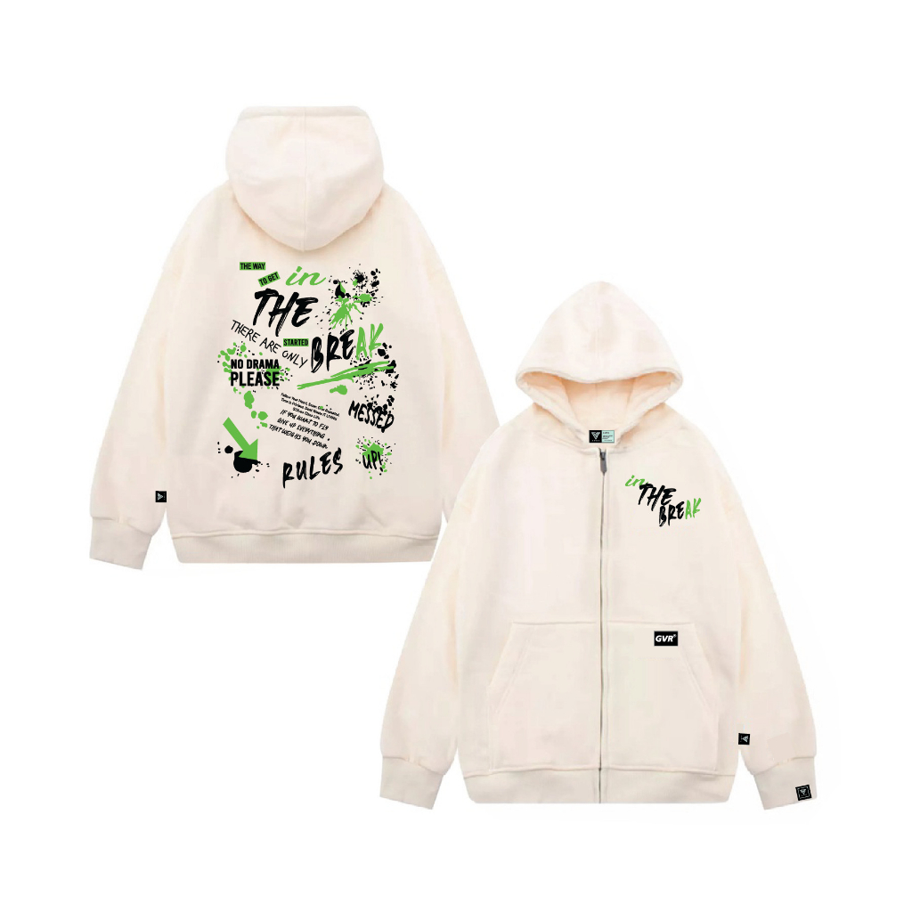 Áo khoác HOODIE ZIP localbrand GAVER - THE BREAK  +