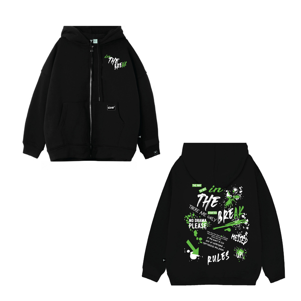 Áo khoác HOODIE ZIP localbrand GAVER - THE BREAK  +