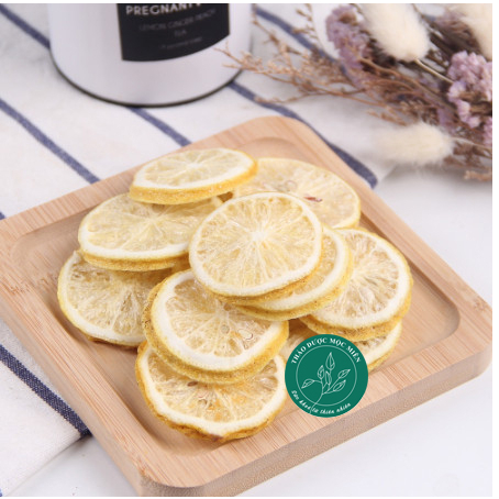 Chanh Sấy Thăng hoa 100gr Chanh Vàng Chanh xanh Thái Lát Khô Thơm Ngon - Bổ sung Vitamin C, chống oxy hóa, tăng đề kháng