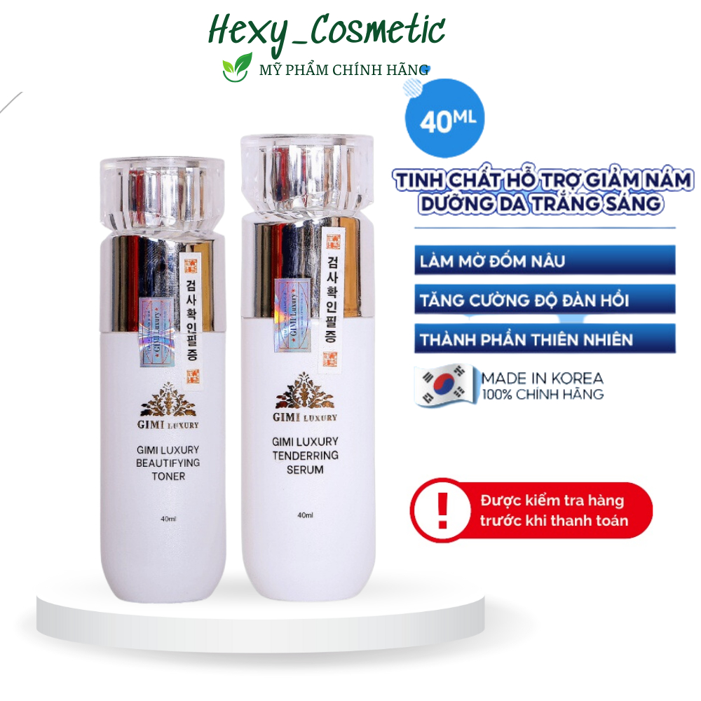 [ Hàng Chính Hãng ]Toner- Serum Gimi luxury 40ml, Dưỡng trắng BEAUTYFYING TONER