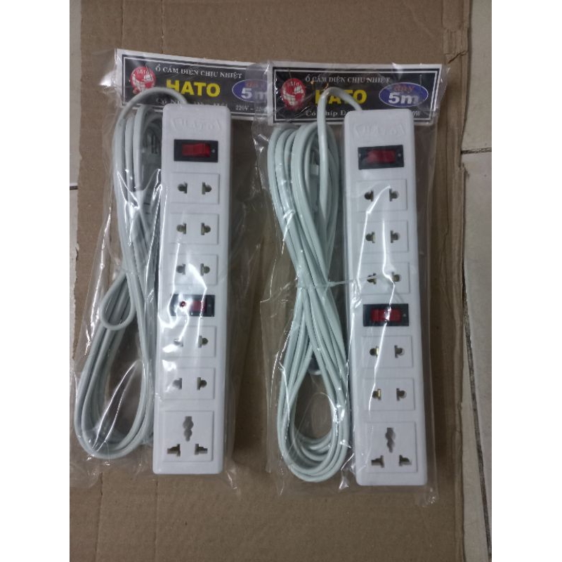 Ổ CẮM 6 LỔ HATO 5M