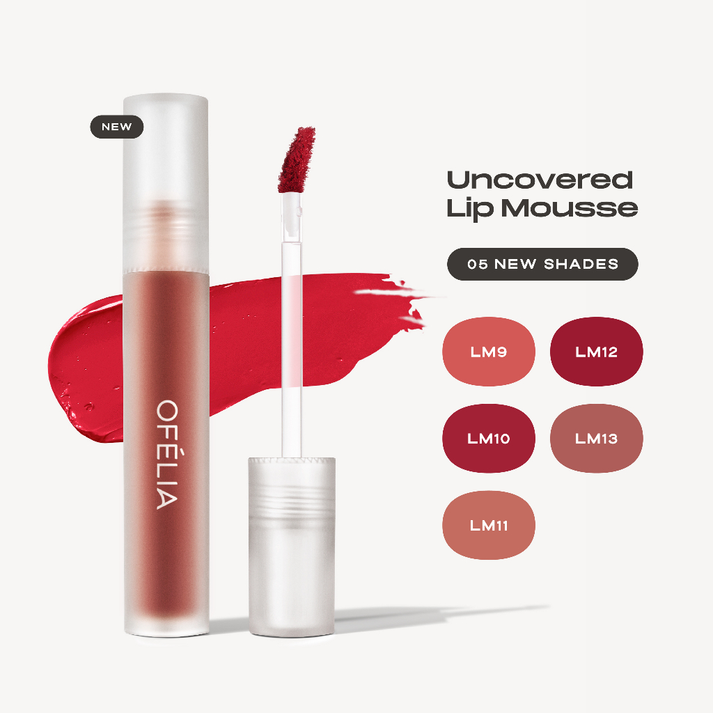 Combo 2 son kem OFÉLIA Uncovered Lip Mousse Chapter 02 (2x4.3g)