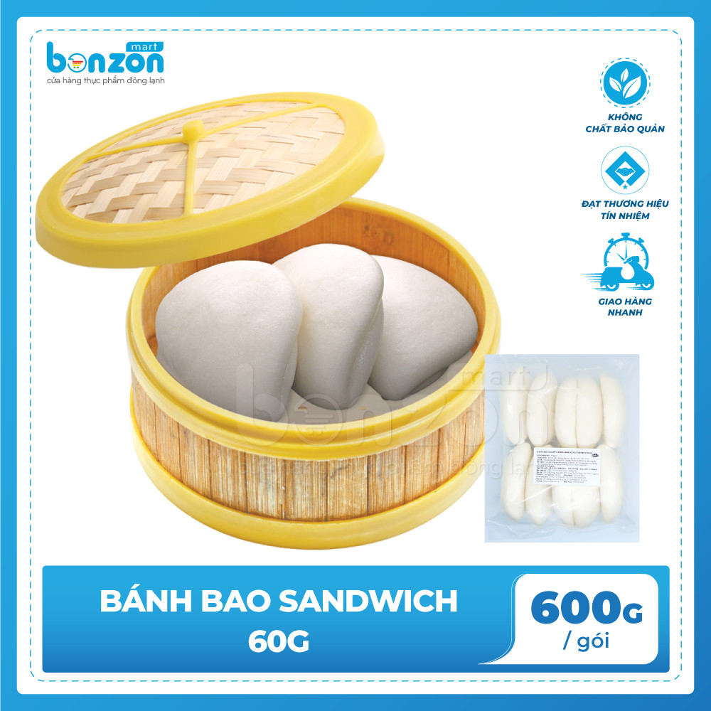Bonzon - Bánh bao sandwich 600gr