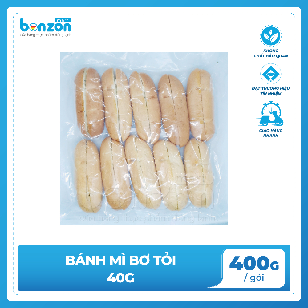 Bonzon - Bánh mì bơ tỏi 400gr