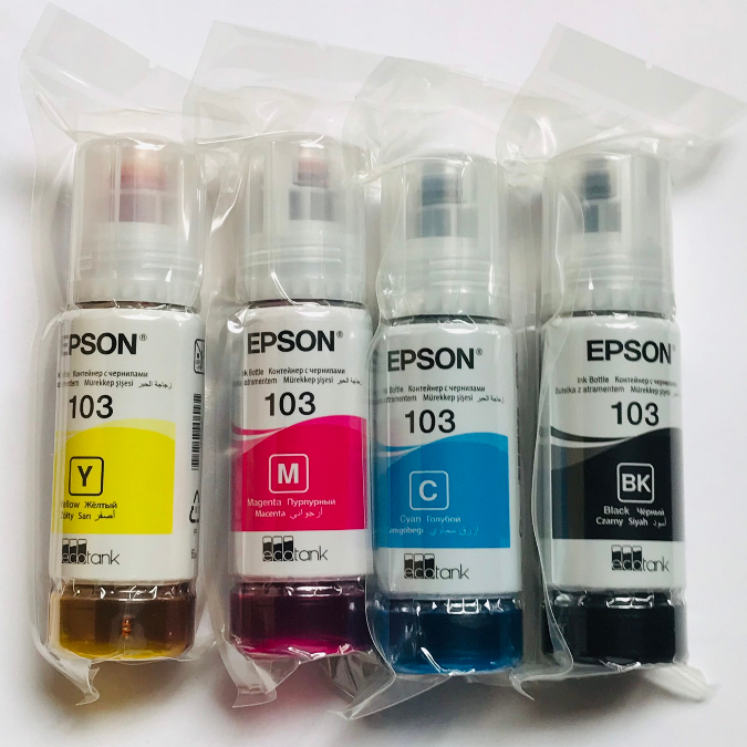 Mực in 103 dùng cho máy in Epson L3110/L350/L3150L/L3210