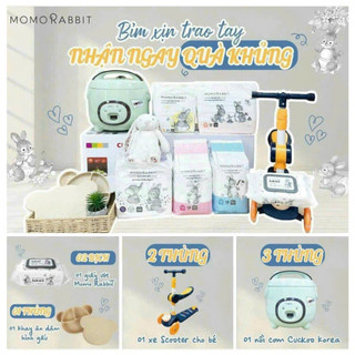 Bỉm momo rabbit nội địa hàn] bỉm dán/quần cho bé