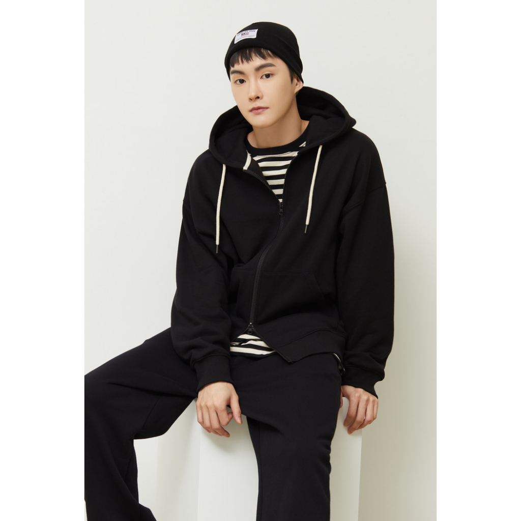 Áo khoác nam SPAO trơn khóa 2 chiều