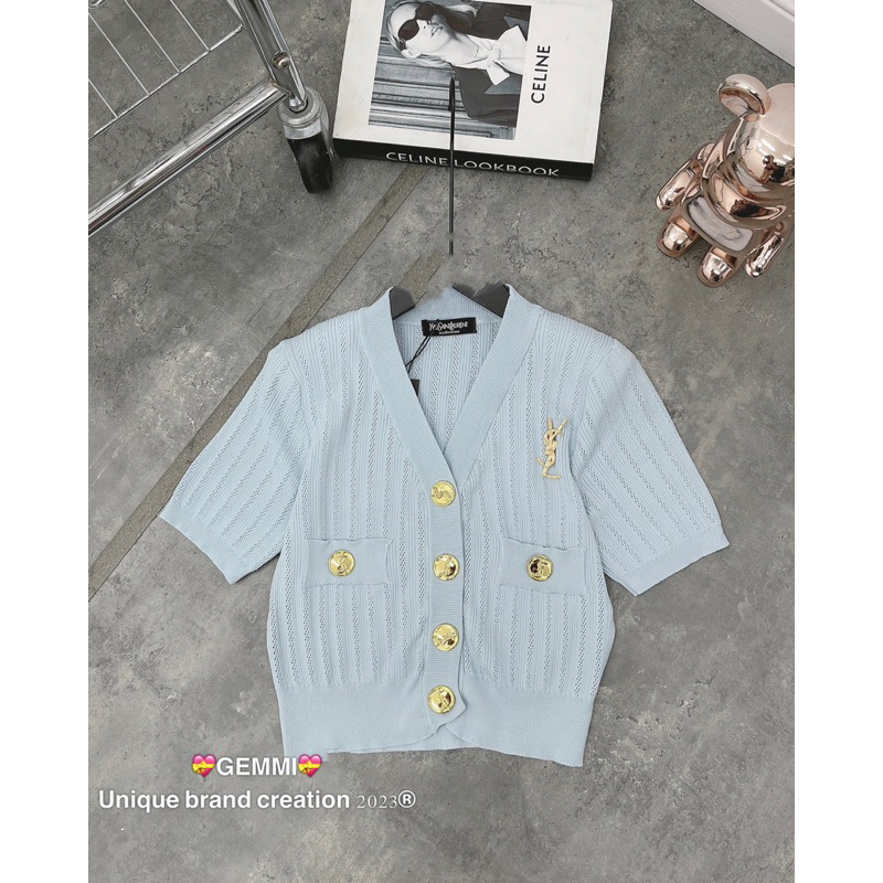 Áo len mongtagi cộc kèm tag y.s.l QCL1