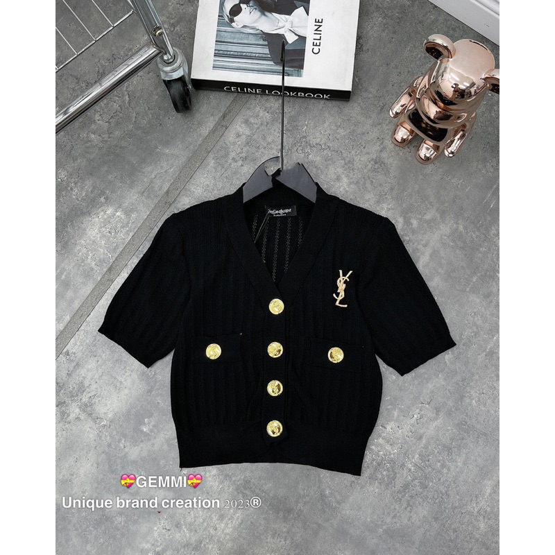 Áo len mongtagi cộc kèm tag y.s.l QCL1