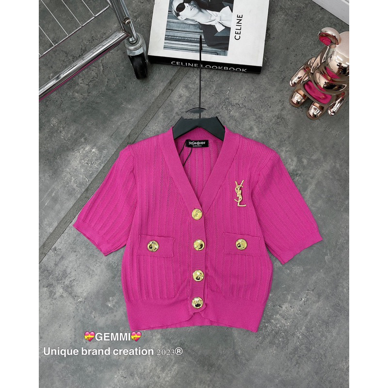 Áo len mongtagi cộc kèm tag y.s.l QCL1