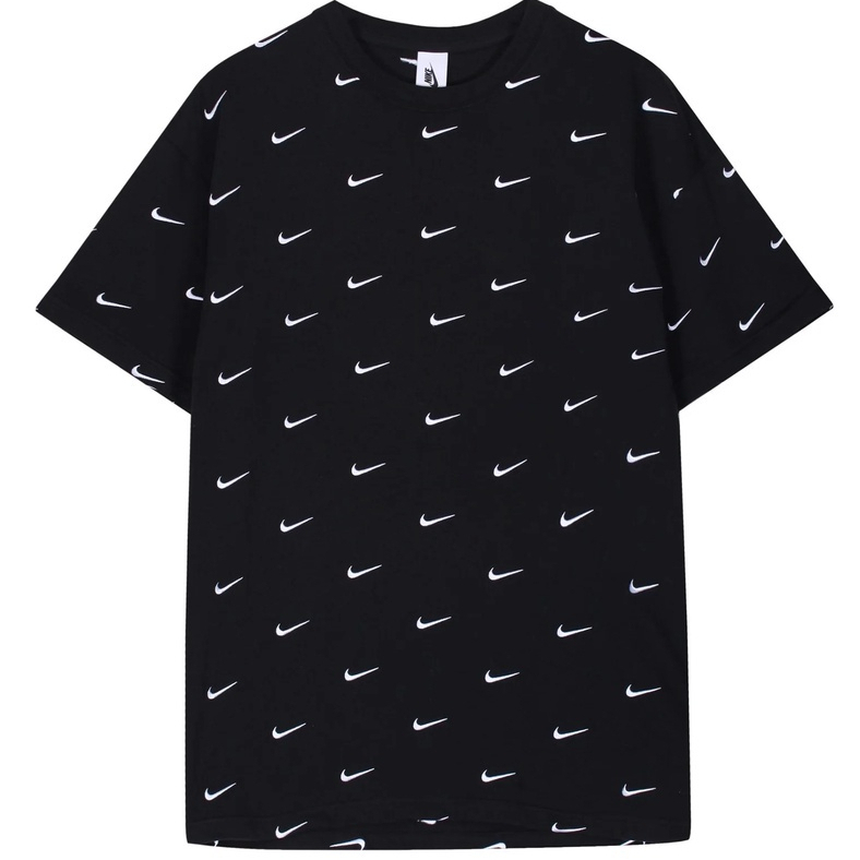 Áo thun tay lỡ N1KE Swoosh logo in Full Tag Mác phông Unisex nam nữ Cotton oversize form rộng