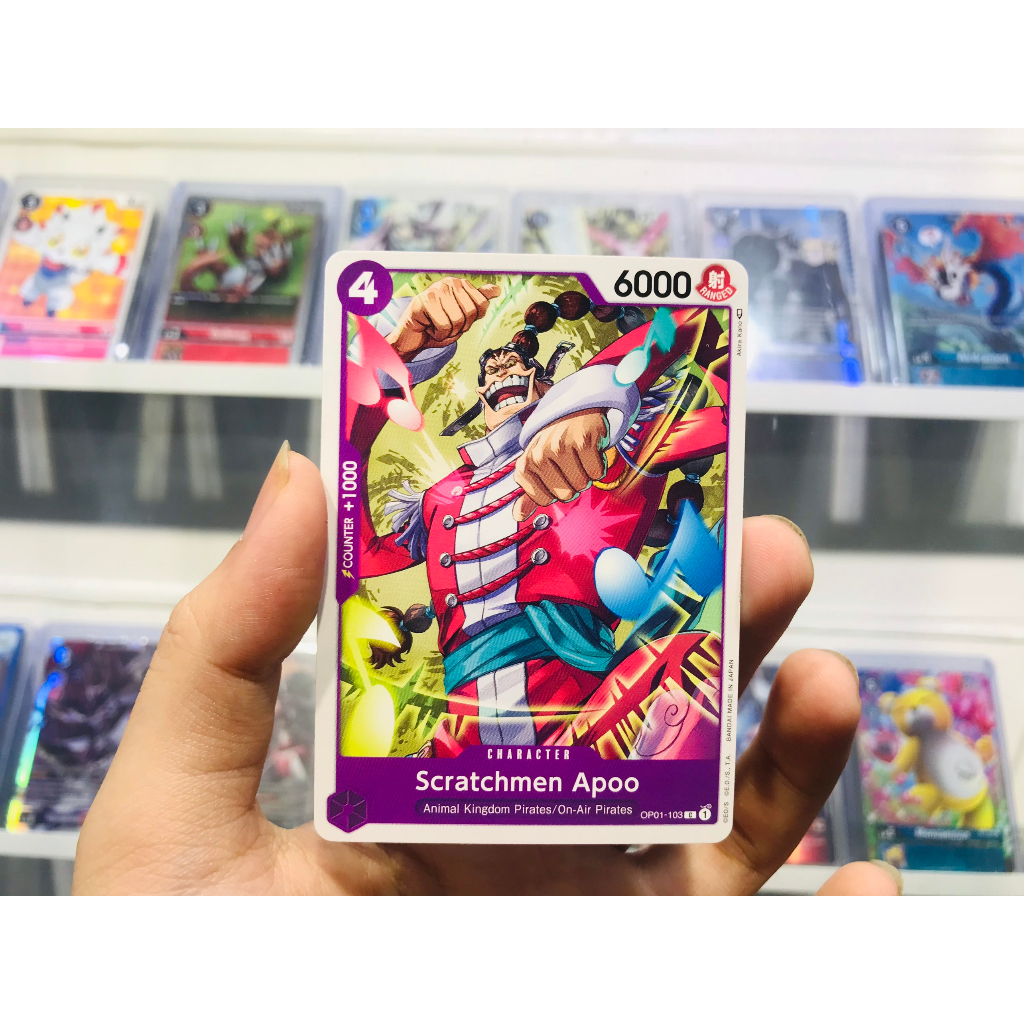 Thẻ bài One Piece Mã OP01-103 - Scratchmen Apoo - Common