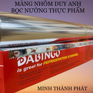Giấy bạc nướng Duy Anh cao cấp dày kích thước 45cmx300cm dùng cho lò nướng và nồi chiên không dầu