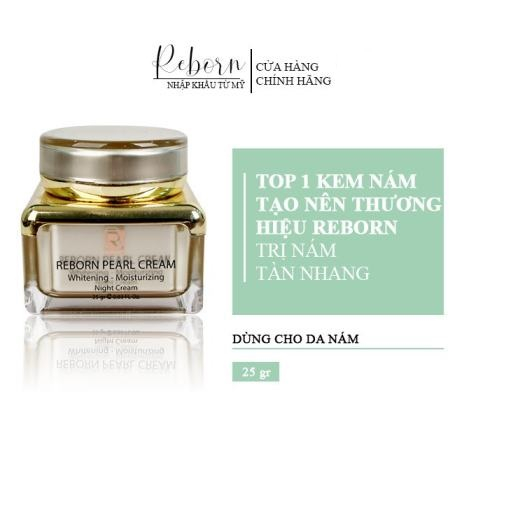 Kem Xoá Nám Tàn Nhang Reborn Và Dưỡng Trắng Da 25Gr Chính Hãng