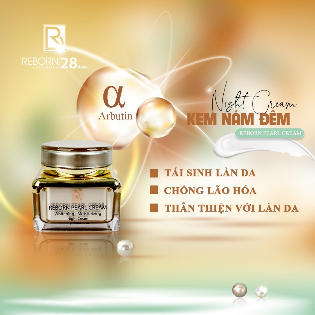 Kem Xoá Nám Tàn Nhang Reborn Và Dưỡng Trắng Da 25Gr Chính Hãng