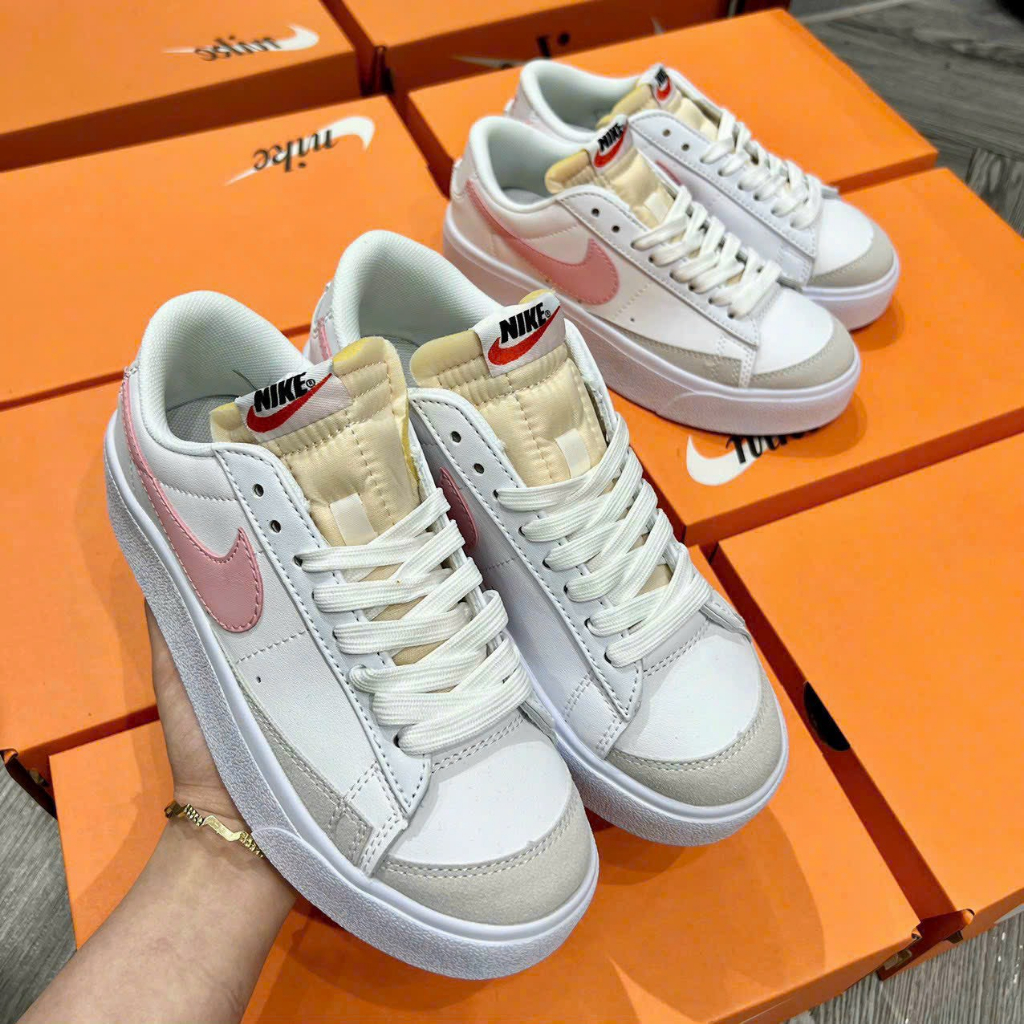 Giày thể thao Ni.ke Blazer Pink-Full box