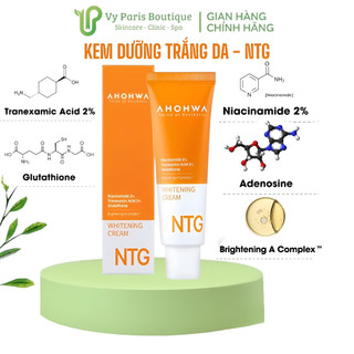 Kem NTG Dưỡng Trắng Da , Giảm Sạm, Tàn Nhang, Xóa Nhăn Ahohwa Whitening Cream 50g