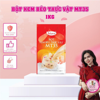 BỘT KEM BÉO PHA TRÀ SỮA INDO LUAVE MT35 GÓI 1KG | Tổng kho Nguyên liệu giá sỉ