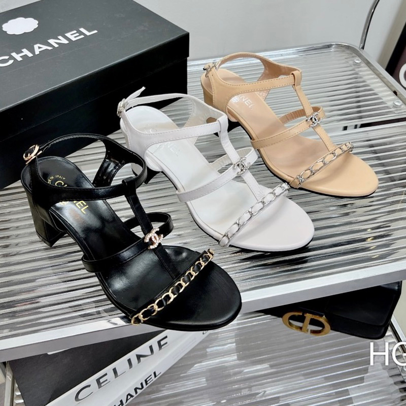Sandal Chanh Leo bản Vip gót trụ lo 7p .Quai mảnh ôm chân tôn dáng. Hàng quảng châu cao cấp