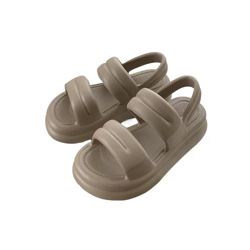 Tăng 1 size Sandal đế cao 5cm chống thấm nước ulzzang dành cho nữ