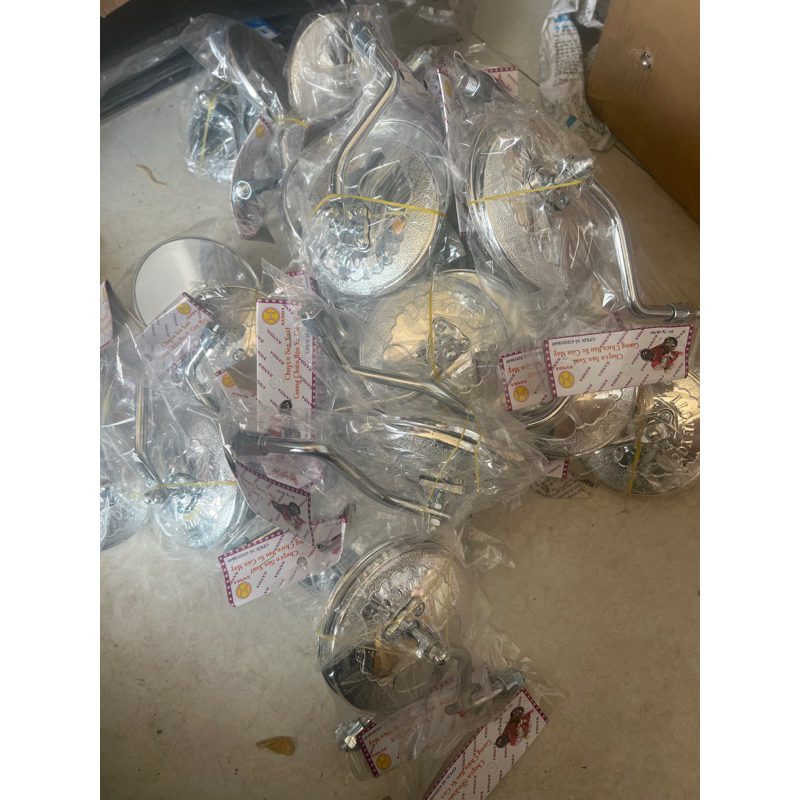 Gương kính  tròn chiếu hậu xe máy xe đạp điện