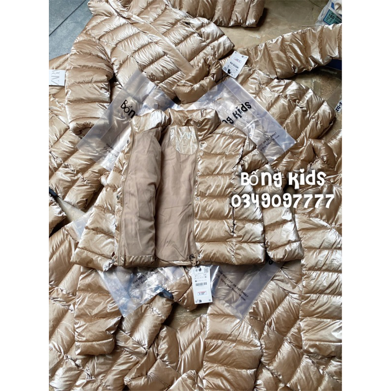 Áo Phao Bé Gái Metallic ZR