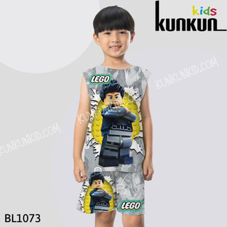 Quần áo trẻ em Kunkun Kid chất thun lạnh co giãn 4 chiều in 3D BL1073 size đại từ 10-60kg