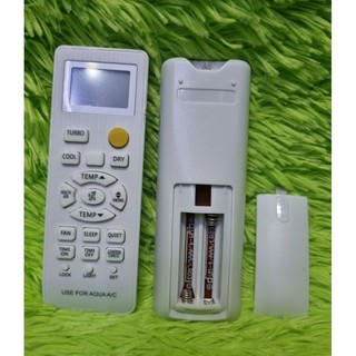 Remote máy lạnh AQUA nút cam