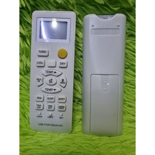 Remote máy lạnh AQUA nút cam