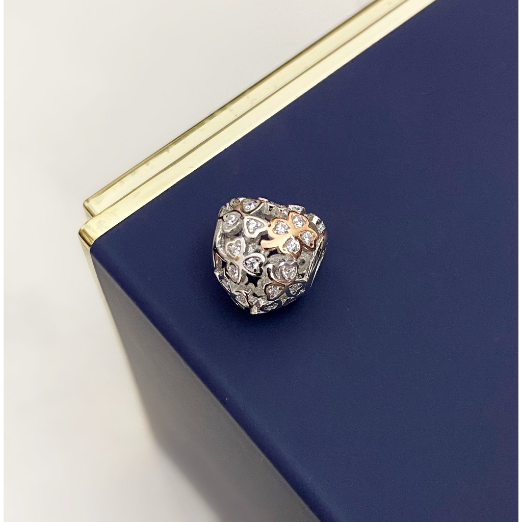 Charm tim cỏ 4 lá HAS – HVC87