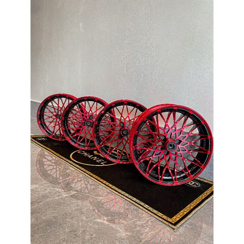 Vành nhện CNC 12inch độ xe điện.