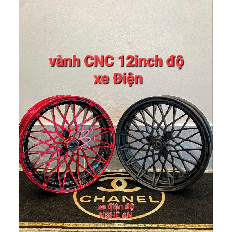 Vành nhện CNC 12inch độ xe điện.