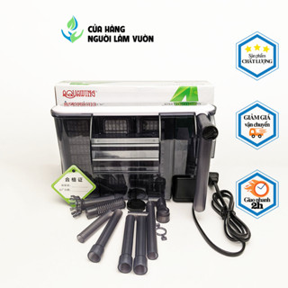 Máy lọc thác treo thành bể cá hồ cá tạo vi sinh làm trong nước AQUAWINGS 6W lưu lượng 600L/H thích hợp cho hồ 60-80cm